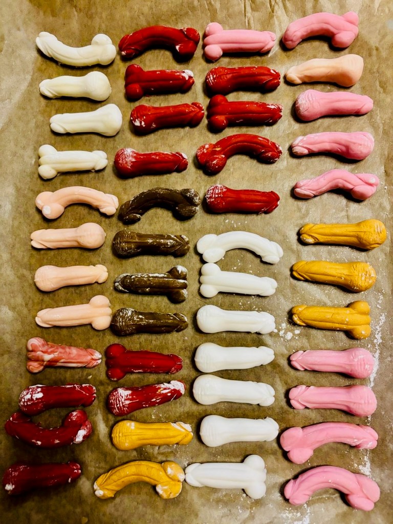 crafting miniature penises for stag do in brighton
