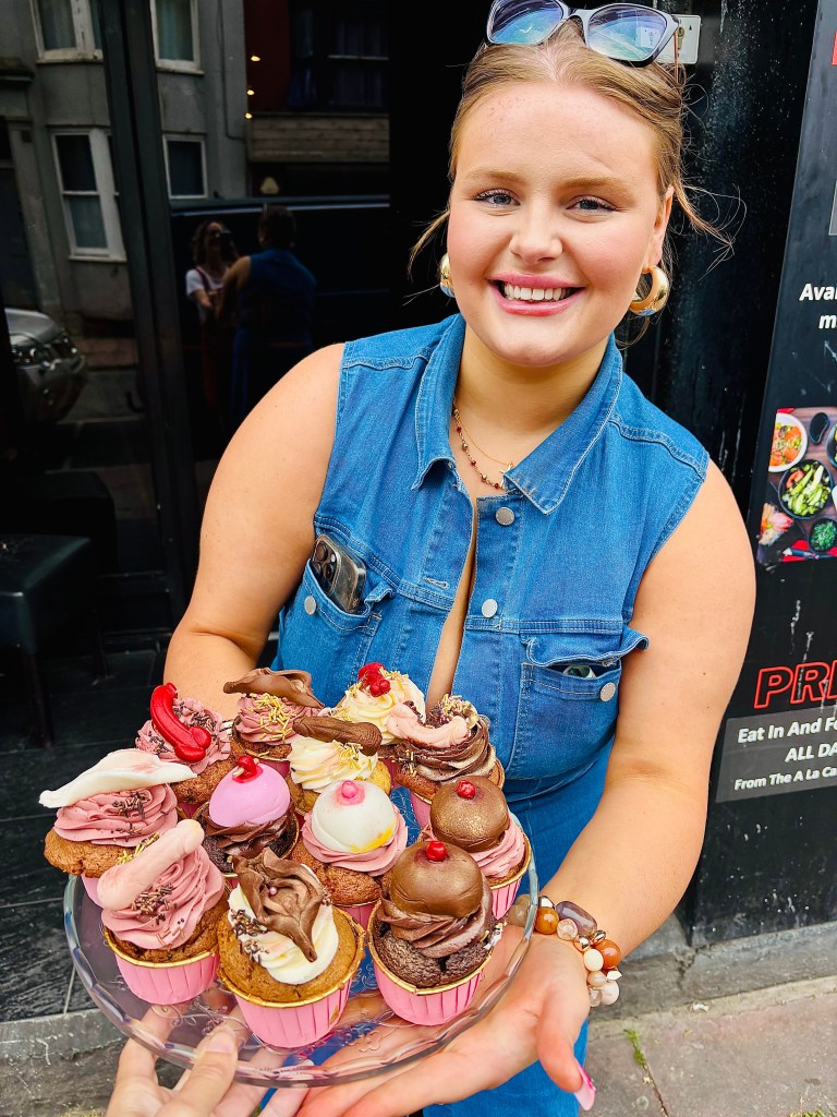 at brighton kink market. Erotic cupcakes.
